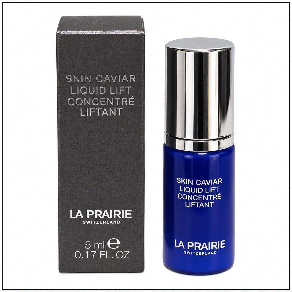 La Prairie Skin Caviar Liquid Lift Face Serum 5ml 0.17oz Travel Size New Boxed